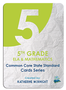 5 ELA Math Cards