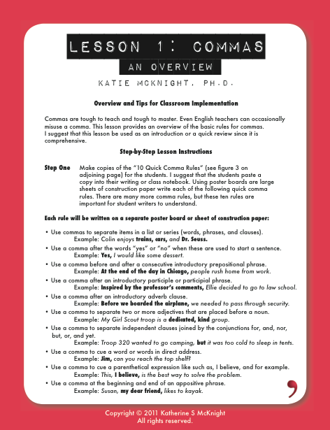 Commas
